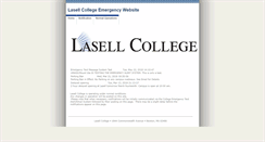 Desktop Screenshot of lasellemergency.com