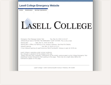 Tablet Screenshot of lasellemergency.com